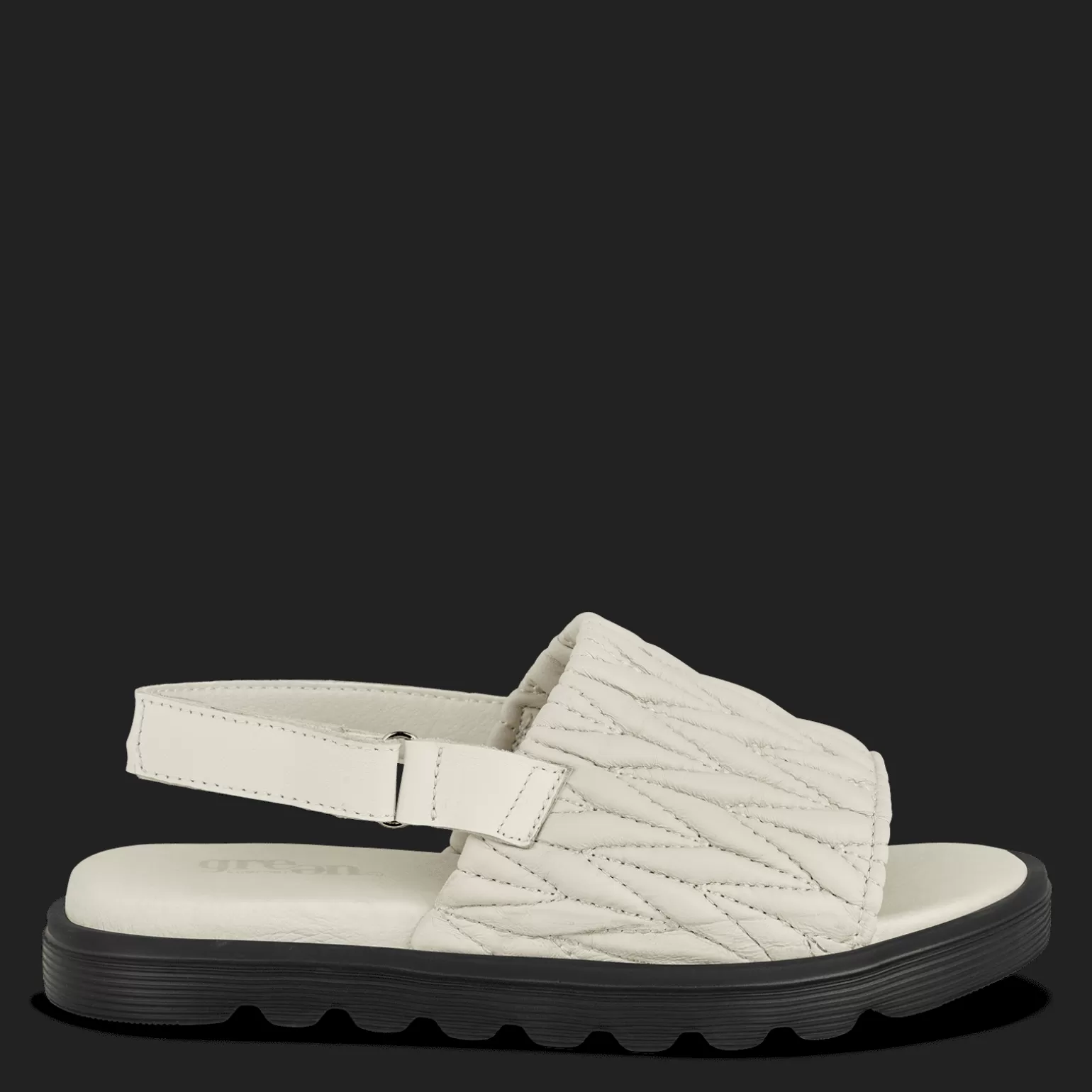 Cheap ALLOW AMARI - CREAM WHITE Dame Sandaler med flad sål