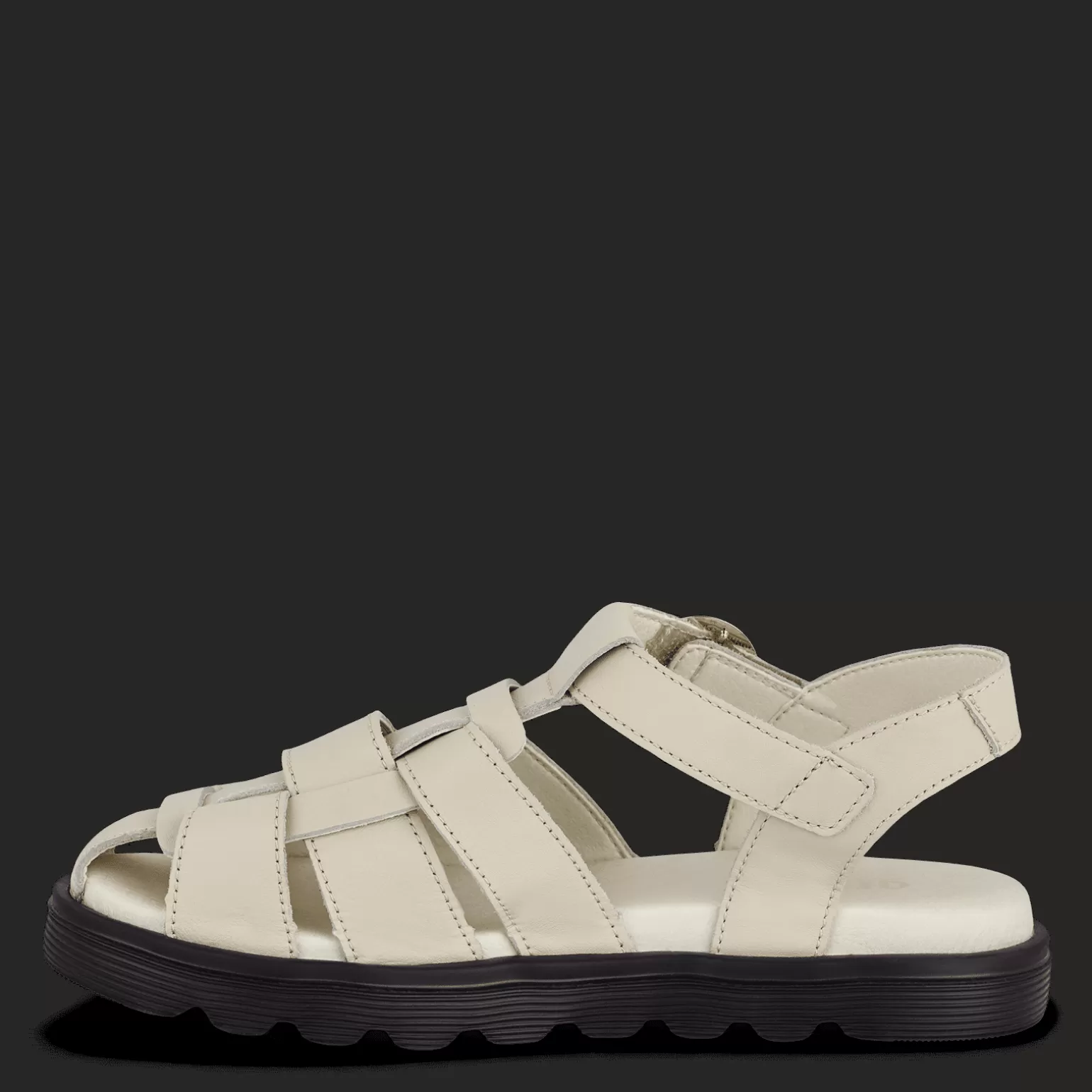 Fashion ALLOW ASTA - CREAM WHITE Dame Sandaler med flad sål