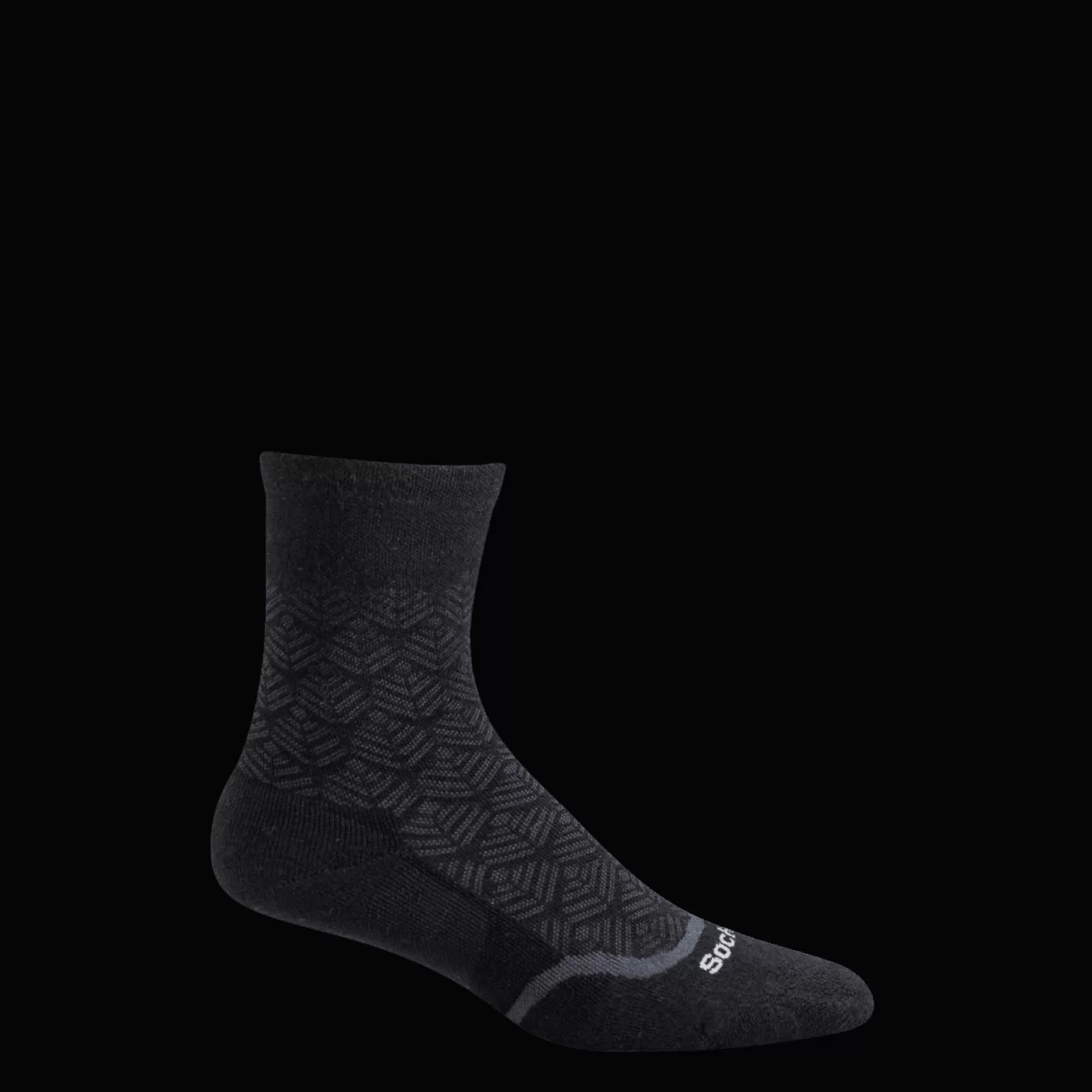 Discount BUNION CREW (DAME) - SW BLACK SOLID Dame Strømper