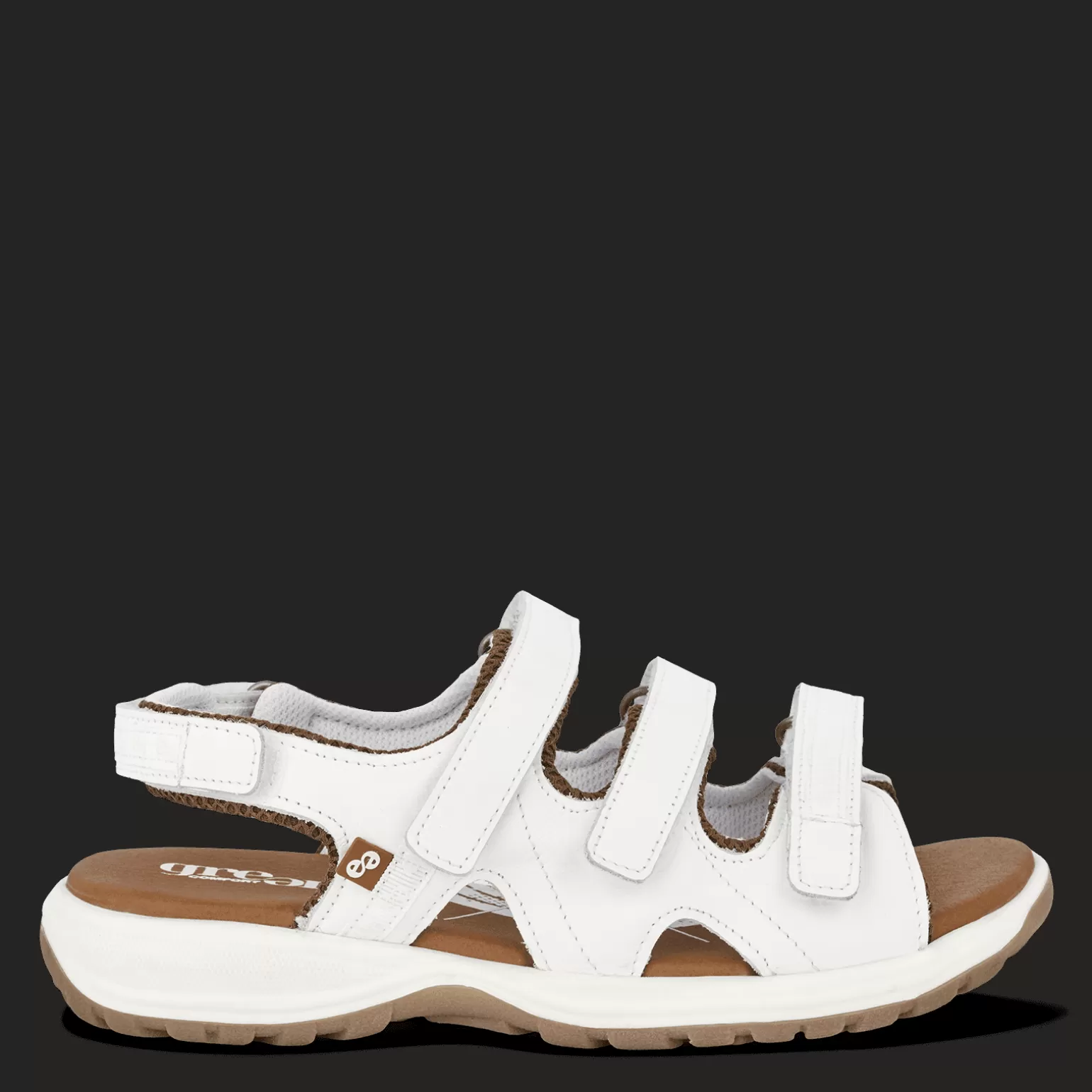 New CAMINO CITHA - WHITE Dame Vandresandaler | Sandaler med svangstøtte