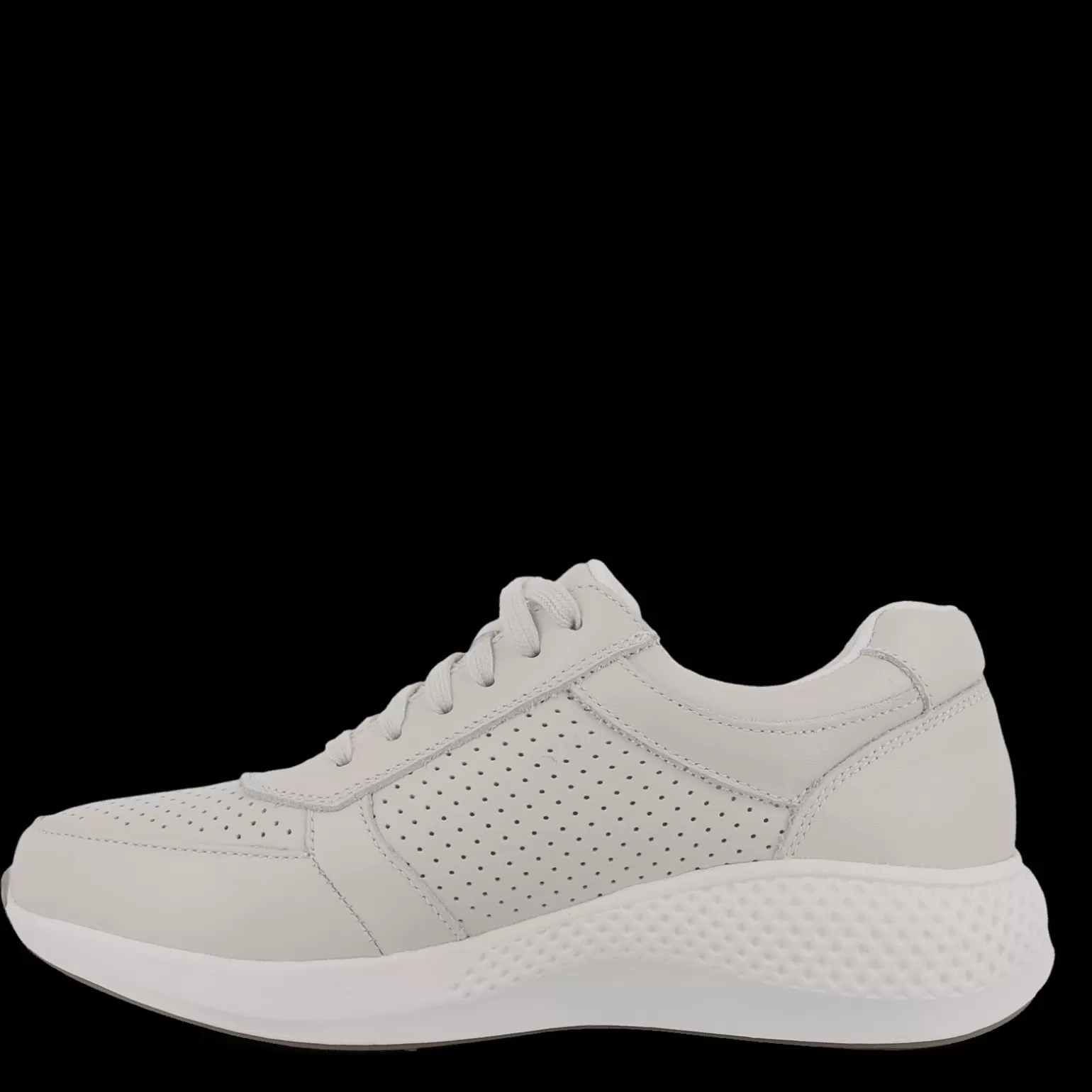 Clearance DOLPHIN DAISY - CREAM WHITE Dame Snøresko | Lædersko