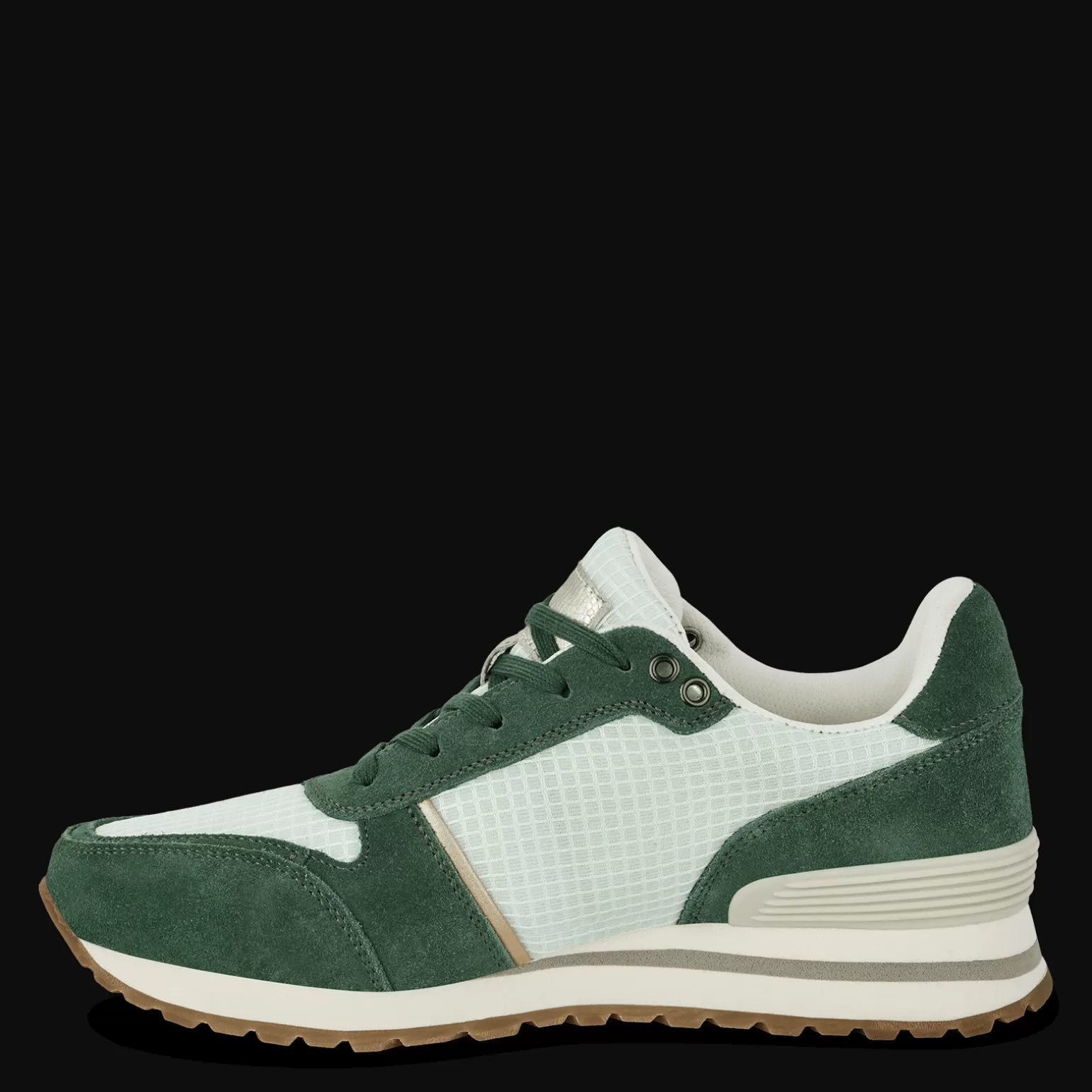 Store FREENESS FIONA - SEA GREEN Dame Snøresko | Sko med svangstøtte