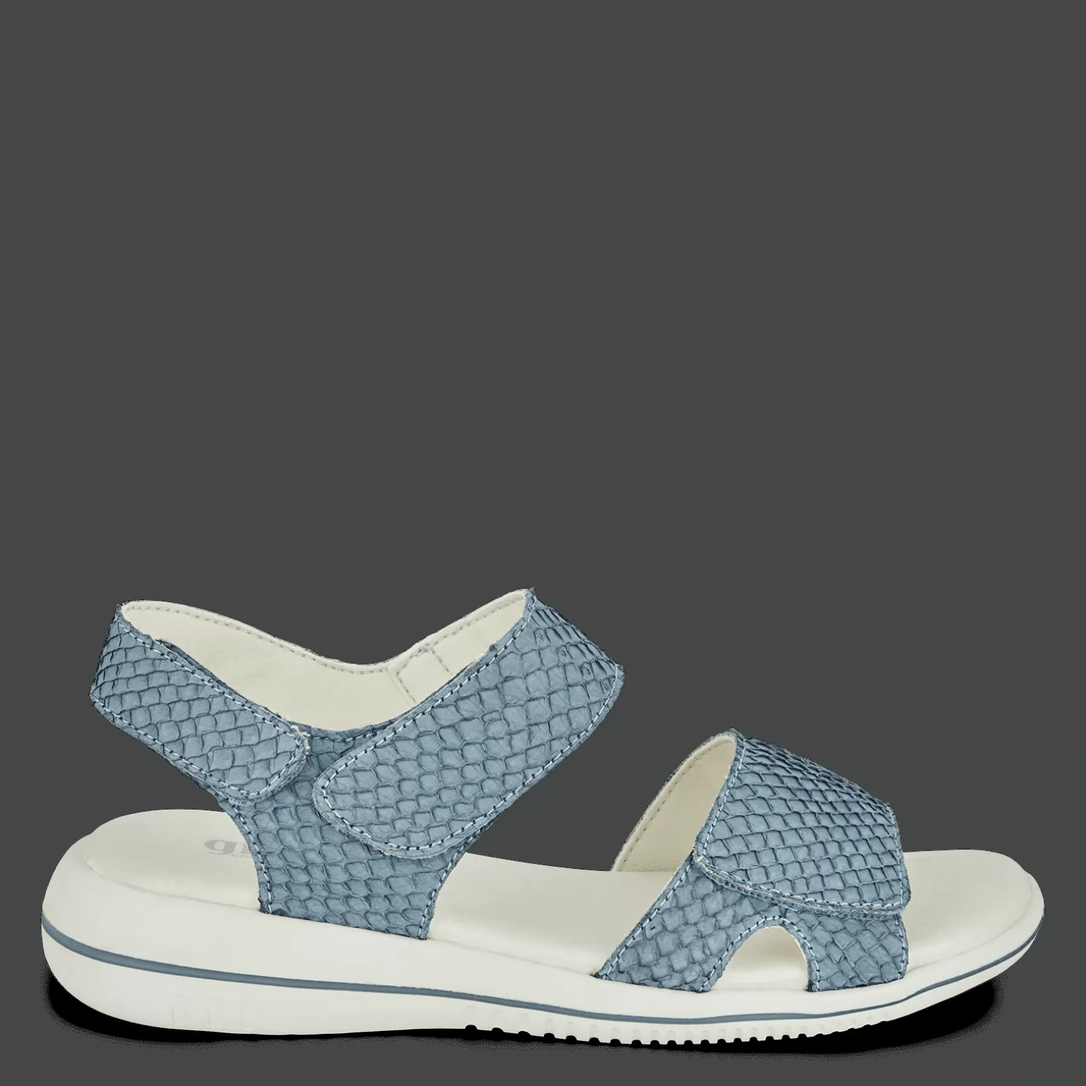 Shop LEAF LULU - DENIM BLUE Dame Sandaler med flad sål
