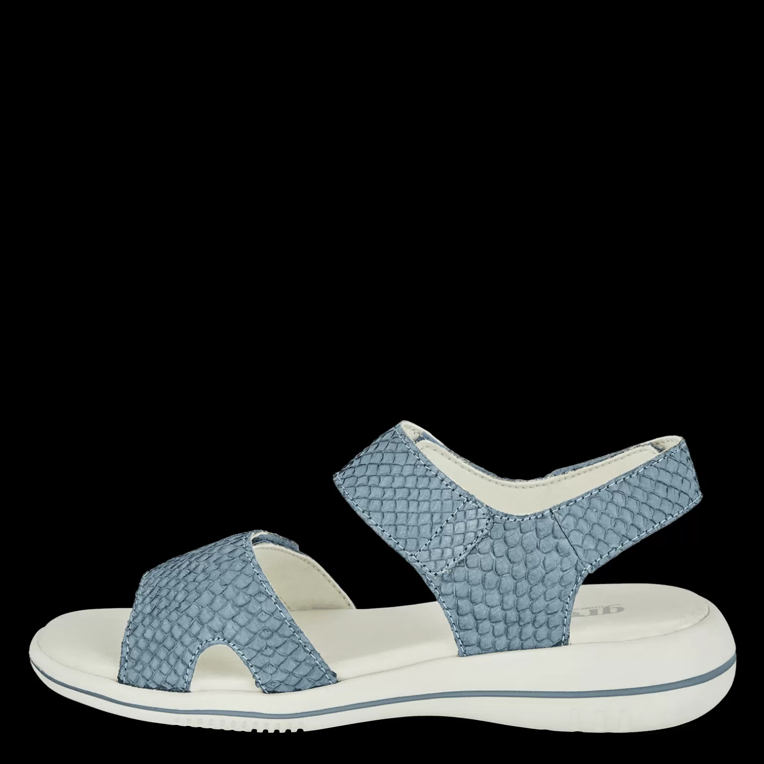 Shop LEAF LULU - DENIM BLUE Dame Sandaler med flad sål