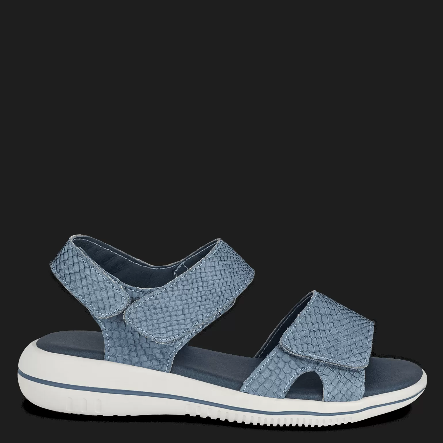 Store LEAF LULU - LIGHT BLUE Dame Sandaler med flad sål