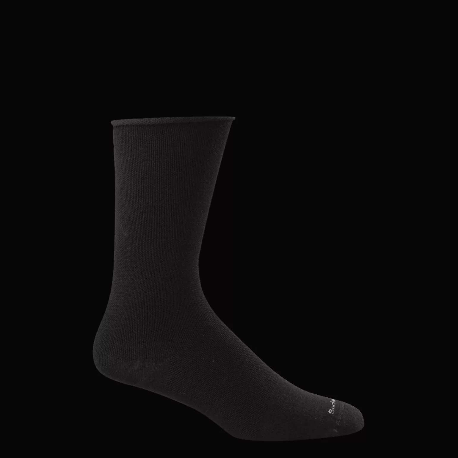 New PLANTAR EASY CREW (DAME) - SW BLACK SOLID Dame Strømper